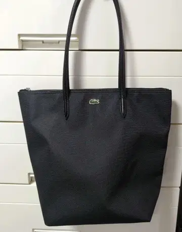 라코스테 토트백 PVC 블랙