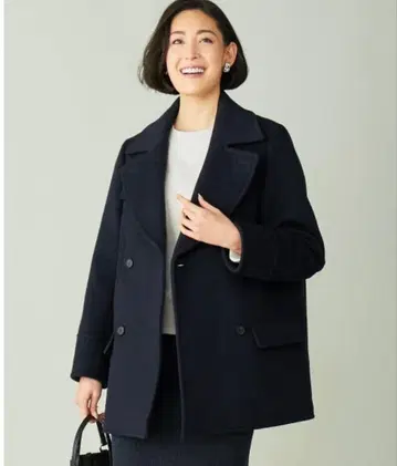 ICB 멜톤 피코트 사이즈 42