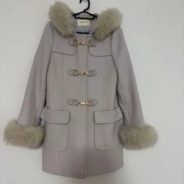 레스 빠세 퍼 더플 코트 라이트 그레이 35