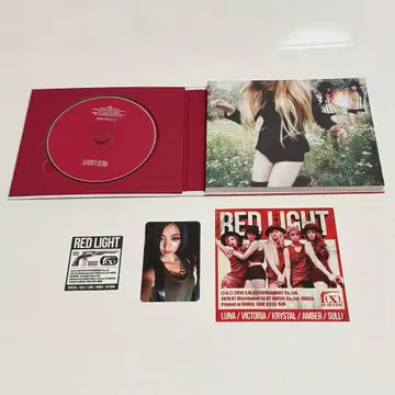 f(x) RED LIGHT CD 포토 카드 포함