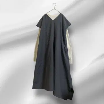 빅 사이즈! pou ep dou 점퍼 원피스/헴 디자인