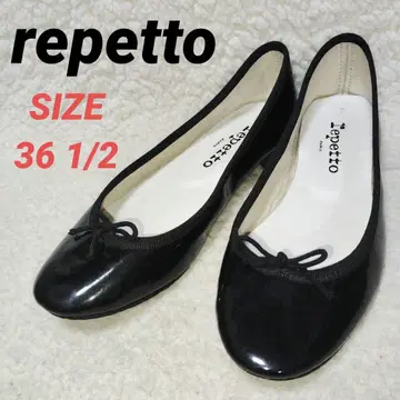 repetto 레페토 샌드 리옹 발레 슈즈 플랫 블랙 36.5
