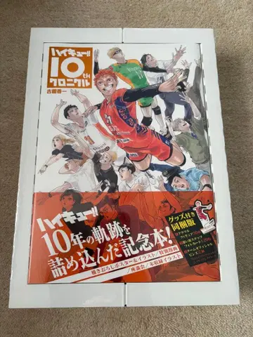 하이큐!! 10th 크로니클 굿즈 포함 동봉판 미개봉 새상품
