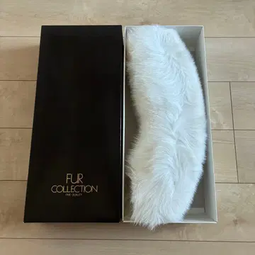 후리소데 성인식 퍼 숄 FUR COLLECTION 화이트