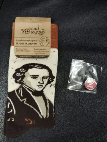 [ 간사이 만박 ] 폴란드 파빌리온 핀 배지 쇼팽 삭스 세트