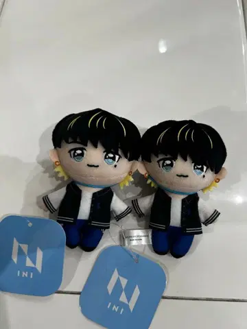 INI GIGO 한정판 마스코트 봉제 인형 타카츠카 히로무 2개 세트