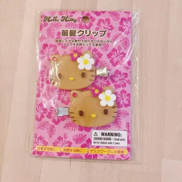 산리오 캐릭터즈 헬로키티 일광화상 앞머리 클립