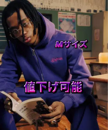 ideaswam 이데아스와무 지퍼 후드티 후디 보라색