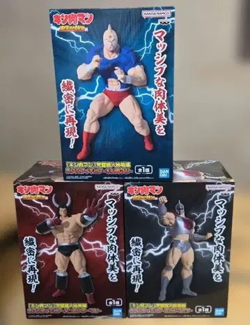 [ 근육맨 ] 완벽 초인 시조편 리얼 피규어 3세트