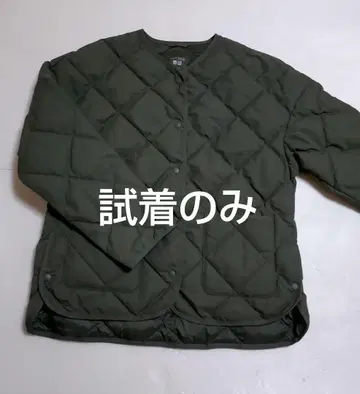 유니클로 PUFFTECH 퍼프테크 릴랙스 자켓 카키 올리브