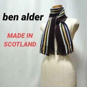 벤 알더 머플러 스트라이프 스코틀랜드제 남성용
