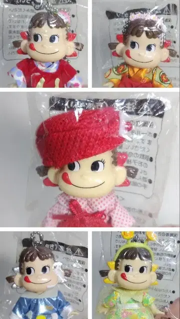 아이돌 페코짱 프리티 페코짱 5종 세트 (중고)