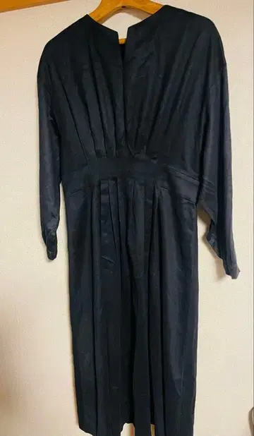 ships 다크 네이비 원피스 허리 개더