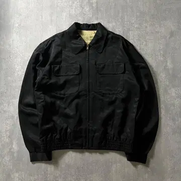 50s usa 개버딘 자켓 블랙
