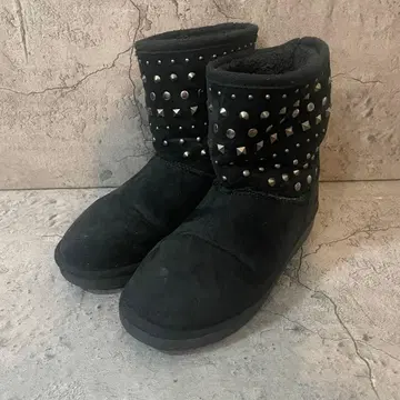 어그 부츠 블랙 S 사이즈 비쥬 무지