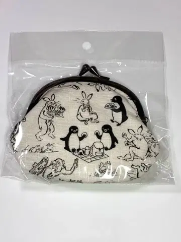 Suica 펭귄 조수기화 가마구치 지갑 새상품 미개봉 익명 배송