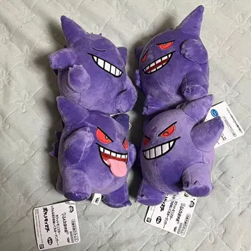 포켓몬 여러가지 얼굴 봉제 인형 팬텀 4개 세트