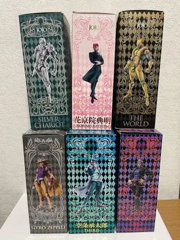 초상가동 죠죠 상자, 블리스터 6개 세트