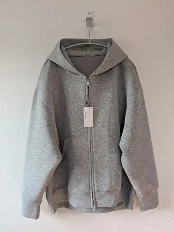 Doux archives/W ZIP 본딩 BIG 후드티