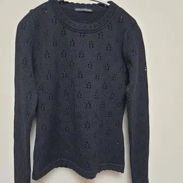 debora SINIBALDI 시스루 편직 스웨터