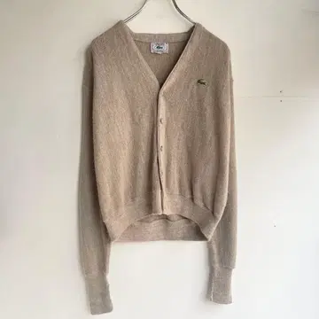 80s 라코스테 원 포인트 가디건 LACOSTE 빈티지 구제 의류