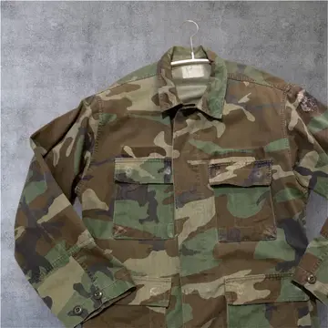코튼 100 BDU 자켓 우드랜드 카모
