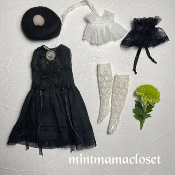 체리짱 로우웨스트 블랙 원피스