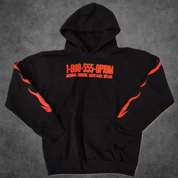 HOMIXIDE GANG HL2 Flames 후디 L OPIUM