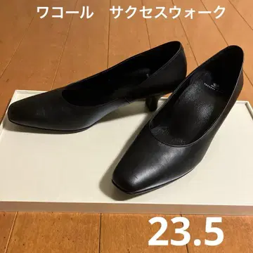 와코루 SUCCESS WALK 블랙 하이힐 23.5