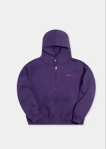 ideaswam 지퍼 후드티 보라색