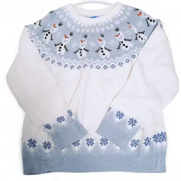 도쿄 디즈니 리조트 올라프 니트 스웨터 디즈니 안나 M