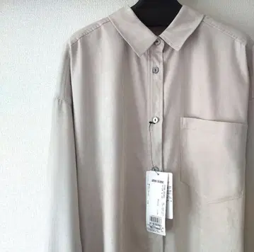 미사용 로트레아몽 롱 스웨이드 튜닉 셔츠 LAUTREAMONT