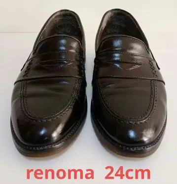 레노마 로퍼 블랙 24 일본제 비브람 비즈니스 슈즈