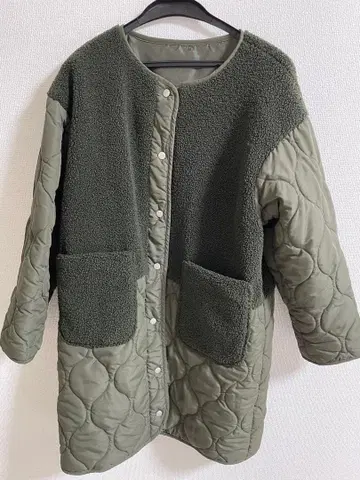 reca 퀼트 코트 아우터 보아