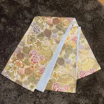 [ 후쿠로 오비 ] 고급 육통 후쿠로 오비 성인식 장미