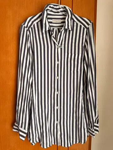 두 번째 클래스 스트라이프 긴팔 와이어 셔츠