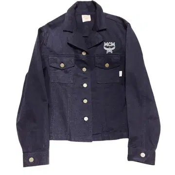 MCM Y2K 스트릿 빈티지 블랙 데님 자켓 L
