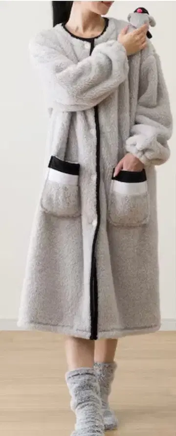 니토리 데코 홈 입는 담요 문조 N 웜 클럽 문조 항균 방취 흡습 발열