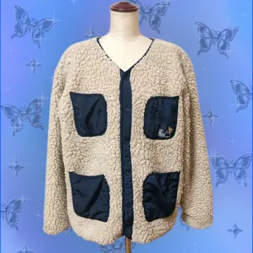 고 슬로우 카라반 보아 플리스 자켓 L