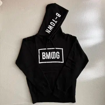 BMSG 블랙 후드티 B-TOWN