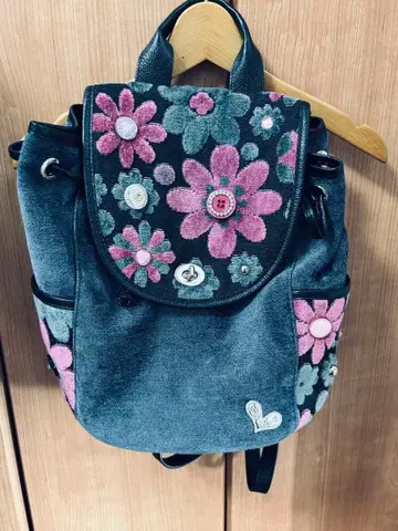 Think bee 꽃무늬 백팩