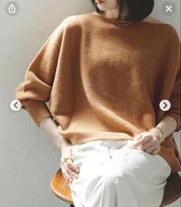 미사용 새상품 노블 파인울 돌먼 풀오버