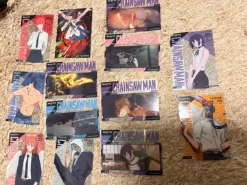 체인소 맨 클리어 카드 컬렉션 묶음 판매 레제 다수