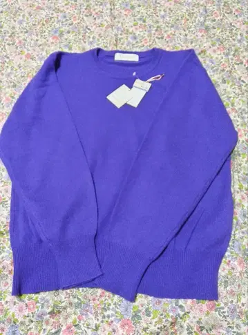 cerezo 캐시미어 100% 크루넥 스웨터 L