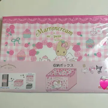 시마무라 산리오 캐릭터즈 마론 크림 수납 박스