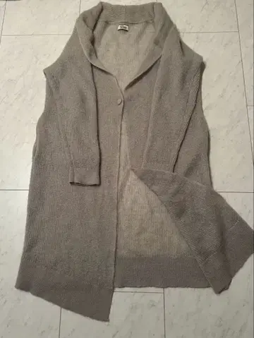 TOMMY HILFIGER DENIM 그레이 가디건 롱