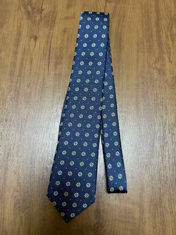 BARNEYS NEWYORK 바니스뉴욕 꽃무늬 넥타이 네이비