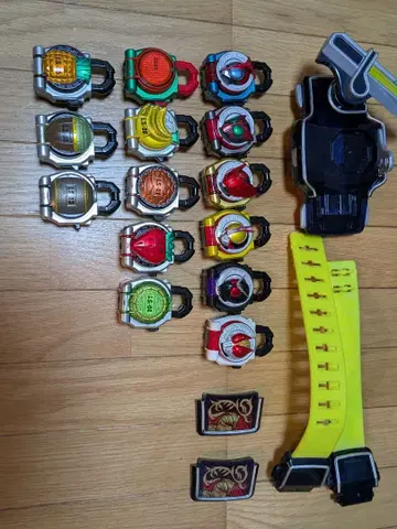 가면라이더 가이무 벨트 14개