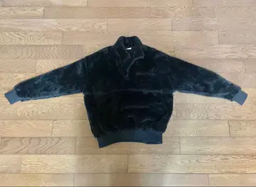 블랙 플리스 자켓 하프 지퍼 여성용