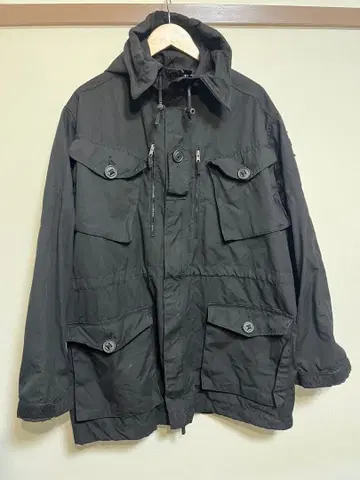영국군 WINDPROOF 컴뱃 스모크 DEEP BLACK 염색
